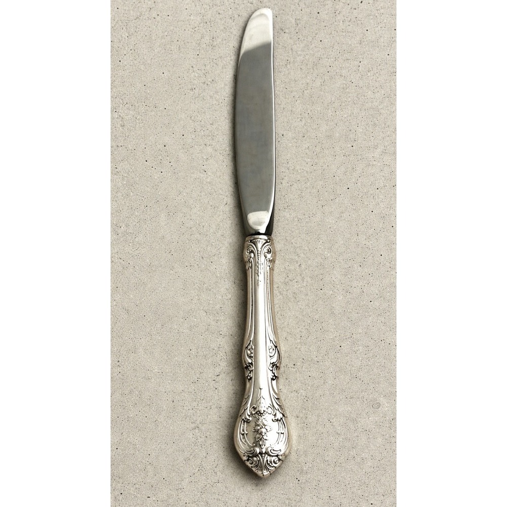 Gorham KING EDWARD Sterling Handle Place Knife 9" No Monogram